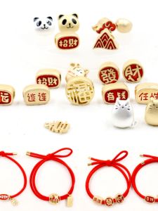 DIY Handmade Headband Rope Luck Charm Blessing Heart Wishing Thoughts Alloy Silver Gold Plated Accessories for Hair