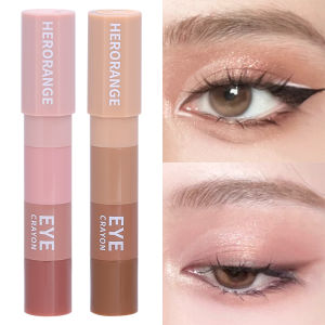 New Multi-purpose Eyeshadow Pen Mini Cannonball Eye Shadow Pencil Kit Velvet Matte Pigment Shimmer Highlight Makeup Combination