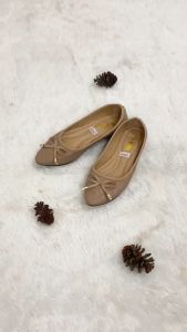Andas Andis - Sepatu Flatshoes Wanita Flat Shoes Pansus Kerja Pita Kanela