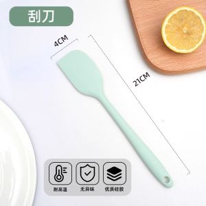Jeetee Silicone Mini Cooking Spatula Baby Infant Food Helper Kitchen Utensils Soft Silicone Spoon for Baby Food Preparation