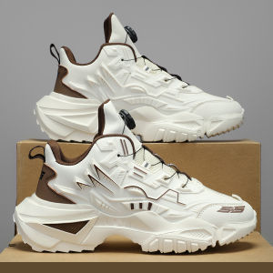 รองเท้าผ้าใบลำลองสำหรับผู้ชาย ทรงหนา สไตล์เดนิม รองเท้าเด็กวัยรุ่น รองเท้าลำลองสไตล์ใหม่ ฤดูใบไม้ร่วง 2025 รองเท้าผ้าใบส้นแบนแบบลำลองสำหรับผู้ชาย