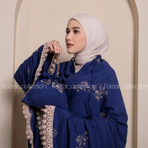 Mukena Dewasa Bordir Bunga Starla Katun Premium