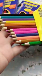 สีไม้ 12 สี 24สี แบบสั้นและยาว 🌈 Colores ✔️พร้อมส่ง เนื้อสีสด ดินสอสีไม้ เครื่องเขียน ดินสอสี ระบายสี พัฒนาการเด็ก