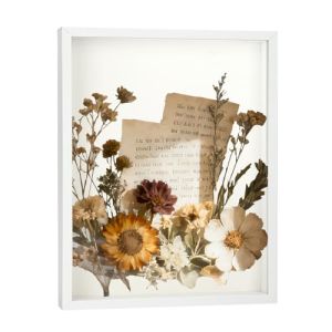 2pc Shadow Box Frame Display Case for Baby Keepsakes Wedding Photos Sports Tickets Dried Flowers Crafts Memorabilia Wall Decor
