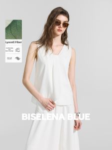 BEIQIANI | Garden Party Asymmetric Two-sided Linen Top