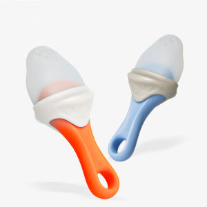 Baby Fruit Feeder Pacifier Fresh Food Feeding Teether for Toddler Kids 6+ Month Above BPA Free Soothing Gum Relief Infant Silicone Teething Toy