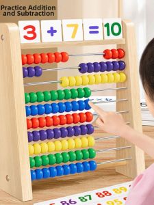 Colorful Wooden Children Calculation Abacus Educational Toy