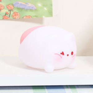 Cute Soft Rubber Squeezable Pig Tummy Toy with Sound Relief Stress Relief Ball for Bathing Creative Prank Toys for Ages 3+