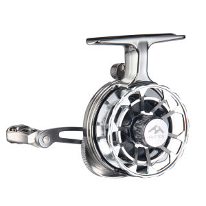 HAUT TON Winter Metal Plated Ice Fishing Reel Lightweight 2.6:1 Gear Ratio Highly Smooth Perfect For Freshwater&Ice Fishing