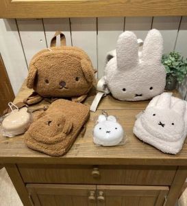 กระเป๋าเป้สะพายหลังผ้าขนสัตว์เด็ก กระเป๋าเดินทางแบบสะพายไหล่คู่ กระเป๋าถือโทรศัพท์มือถือสำหรับแม่ กระเป๋าสะพายข้างแบบสะพายข้างสำหรับเด็ก