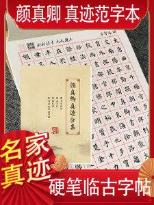 Yan Zhenqing Multi-Treasure Pagoda Stele Hard Pen Calligraphy Practice Book Original Stele Rubbing Adult Practice Material