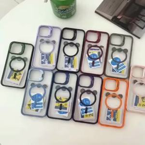 Ốp Lưng Trong Suốt Cao Cấp Cho iPhone Pro Max Air 16 Pro Tích Hợp Đế Sạc Không Dây Magsafe Kèm Nắp Bảo Vệ Ống Kính Chống Xước Tương Thích Với iPhone 11 Đến 17