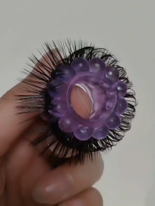 Sheep Eye Ring Double Layer With Beads Anti Shedding Pilik Mata Ng Kambing Ring Enhance Relationships
