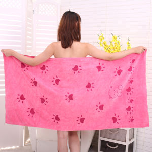 Home Use Bath Towel Womens Absorbent Quick Dry No Shedding Childrens Cartoon Swimming Bath Towel Softer than Pure Cotton Large Bath Towel