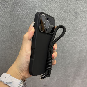 เคสโทรศัพท์ซิลิโคนเหลวสีดำแบบโปร่งใสสำหรับ Apple 16 pro Max 15 pro 14 13 12 11 10 9 8 7 6 5 4 3 2 1 เคสโทรศัพท์แบบทันสมัย