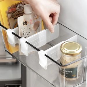 1/5/10/20pc Refrigerator Storage Divider Side Door Storage Partition Expandable Baffle Dividers Kitchen Bottle Shelf Organizer