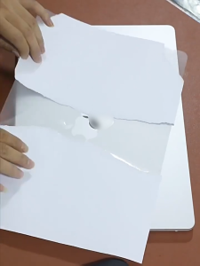 For MacBook Air/Pro 2025 Laptop protective film stickerFor M4/M3/M2/M1/A3240/A2681/A2337/A2941/A3241/A3112/A2338Scratch-resistantAnti-fingerprintNo need for cuttingLaptop Skin
