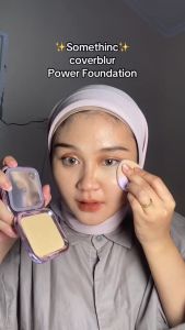 SOMETHINC Copy Paste COVERBLUR ™ Powder Foundation 12g | Two Way Cake bpom ready