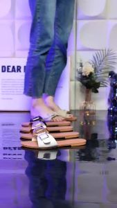 BK09 New Korean Elegant Flat Sandals New Arrival