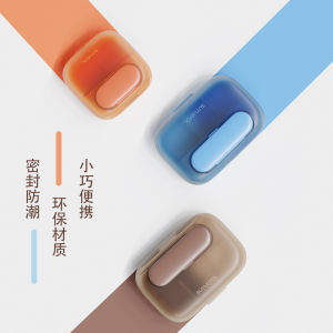 Portable Sealed Medicine Box Carry-On Small Pill Organizer Box for Three Meals a Day Medicine Storage Container