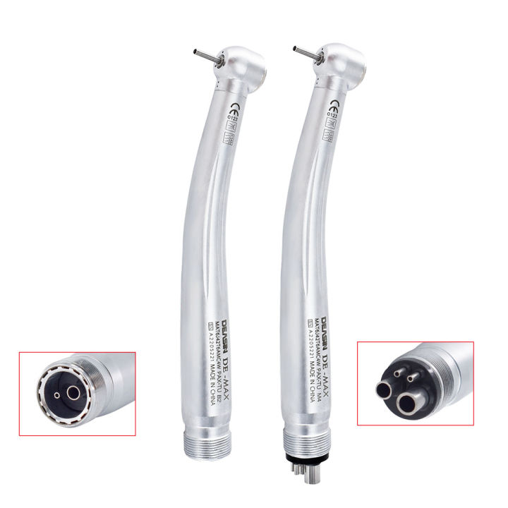 2/4 hole Dental MAX torque head handpiece Triple Spray Push Turbine