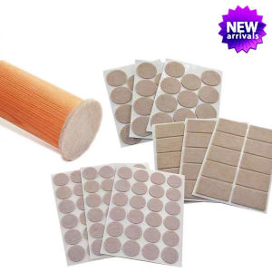 3-72Pcs Felt Chair Leg Pads 3mm Thick Floor Scratch Protector Mat Mute Non-slip Self Adhesive DIY Furniture Accessories