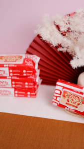 Thùng 10 gói khăn ướt trẻ em Happy Kids Đỏ Premium gói 80 tờ không mùi siêu tiết kiệm cho bé