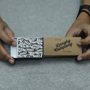 Ikat Pinggang Pria Kanvas Webing Distro Original Langky Belt KKPR D.Affo Hitam Putih Abu