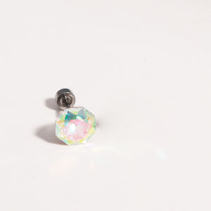 316L Medical Titanium Steel 1PC Luxury AAA Zircon Stud Earrings For Women Romantic Elegant Female Daily Earring 9 Colors