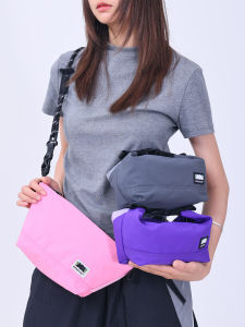 MYEDITION | MYEDITION Commuter Tofu Bag Lightweight Durable Geometric Design Storage Handbag For Youth Casual Scenarios Small Size