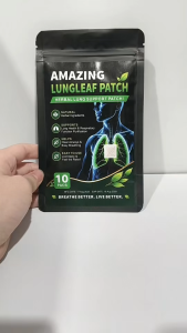 Amazing LungLeaf Patch 10Pads - Aid Lung Function Smooth Breathing & Provide Respiratory Health Support cod