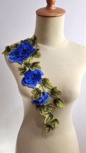 bordir bunga 3d import