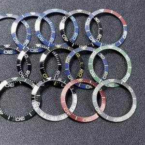 CHRONFA 38*30.5mm Ceramic For Sehorse/SUB Watch Bezel Insert Ring Slope NH35 NH34 GMT Diving Men DIY Watch Part Accessories