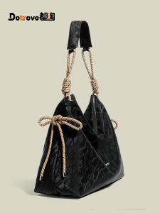 Lush Feeling Silk Velvet Tote Bag Womens Commuter Crossbody Shoulder Bag Large Capacity Autumn Winter Fashion Handbag