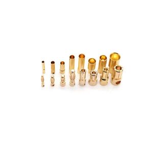 1/5/10Pair RC Bullet Connector 2.0mm/3.0mm/3.5mm/4.0mm/5.0mm/6.0mm/6.5mm/8.0mm Banana Connector Plug for RC Helicopter Truck Car