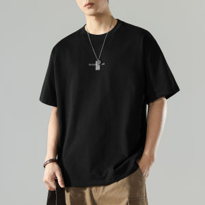 Wood soon | American Vintage Letter Design Short Sleeve T-Shirt