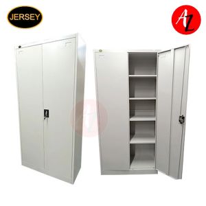 Jersey SC-4 Beige Black Shelf File Cabinet 5 Layers