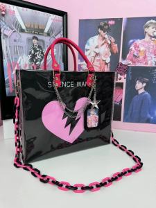 Wang Suyi Eco-friendly Bag Transformation Support Package Joint Name Peripheral Milk Tea Bag Bucket Bag Material Package Handmade DIY