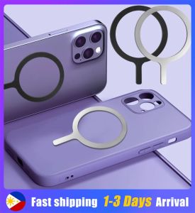 Magnetic Wireless Charger Metal Plate Sticker Ring For Magsafe Wireless Charging For iPhone 14 13 12Pro Max Mobile Phone