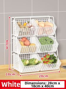 WUBUWEI | Multi-tier Kitchen Countertop Fruit and Vegetable Storage Rack