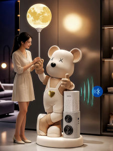 ZHISHUGE | Loa Phòng Khách Hình Gấu Bạo Lực Dễ Thương