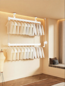 MINGZHI | Manual Lift Indoor & Outdoor Drying Rack