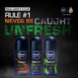 🧴 NIVEA MEN Roll-On Deodorant – 48H Protection (5 Variants).