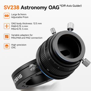 SVBONY SV238พื้นที่กว้างแกนนำทางของมุมมองที่ขดลวดคู่มุ่งเน้นที่มีความแม่นยำสูงอุปกรณ์สำหรับกล้องโทรทรรศน์โครงสร้างสำหรับการถ่ายภาพดาราศาสตร์