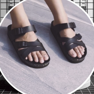 Inovable Sandal Casual Pria Wanita | Ringan Nyaman & Anti Slip - Warlord Full Black