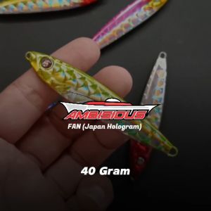 Umpan Metal Jig 40 Gram MONGKALO AMBISIOUS Sisik Besar Micro Jig 40g 40gr 40 gr 40grm 40 grm 40gram