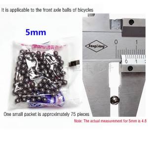 Bicycle Steel Balls 4 5 6 8 10cm Ball Front Xle Rear Axle Center Axle Round Balls Mountain Bike Steel Balls