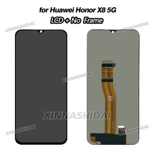 For HUAWEI Honor X8 5G LCD Display Touch Screen Frame Battery Cover Housing VNE-N41 Touchscreen 2022 Digitizer Assembly