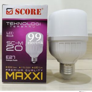 BOHLAM LED / LAMPU LED SCORE MAXXI  HARGA GROSIR 5W-50W PAKET KARTONAN