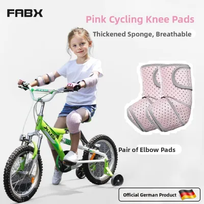 FABX | Childrens Knee and Elbow Protection Anti-Fall Cycling Dance Kneeling Thin Summer Guard